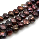 chocolate large hole pearls
