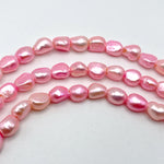 freshwater pearl beads pink