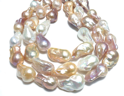 9mm Large Hole Freshwater Pearls White – TA PEARLS