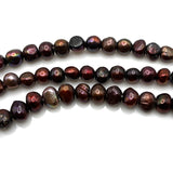 freshwater pearls brown color