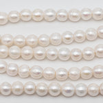 9mm Large Hole Freshwater Pearls White